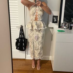 NWT V. Chapman Daisy Dress in Blue Bouquet